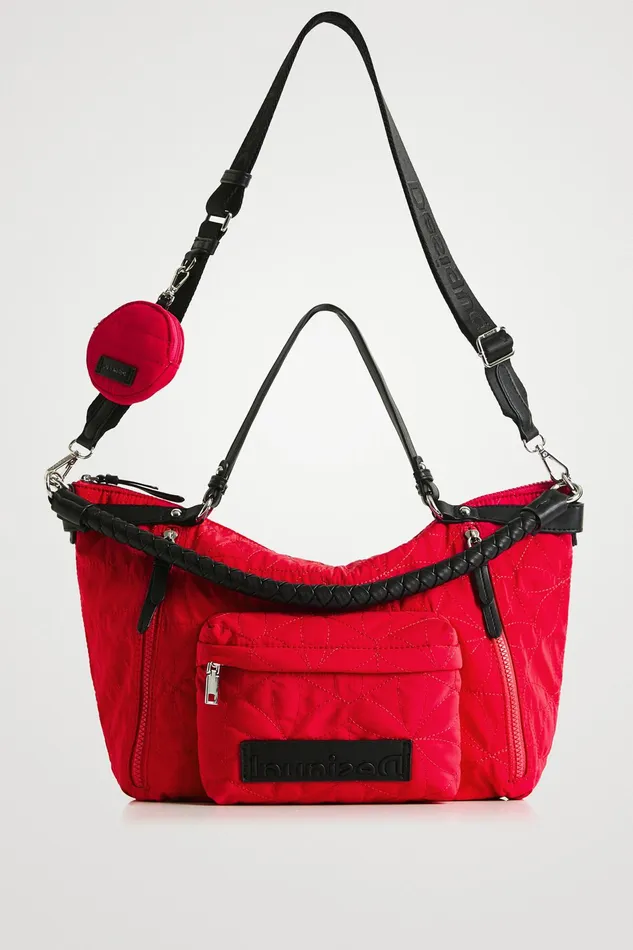 Textured Recycled Bag Women Desigual Crossbody Bags