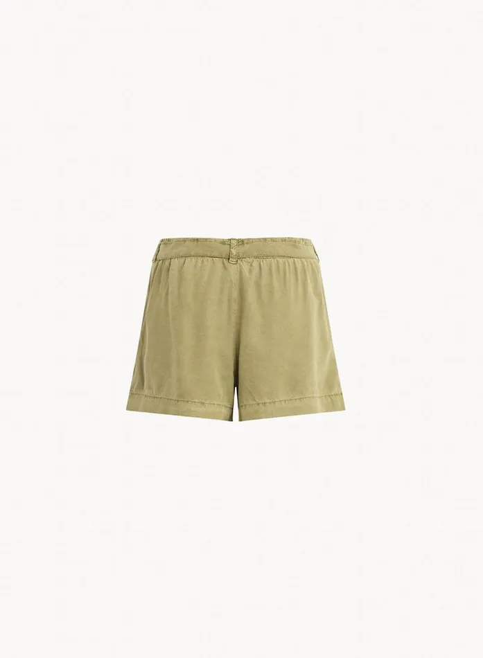 Tie Short 8211 French Olive Women Bella Dahl Shorts Tie Short 8211 French Olive Women Bella Dahl Shorts