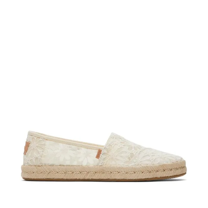 Toms Alpargatas Alpargata Rope 20 Espadrille Floral Lace Natural 8211 Women