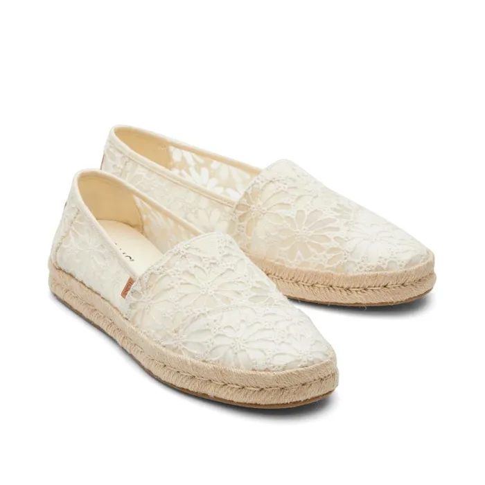 Toms Alpargatas Alpargata Rope 20 Espadrille Floral Lace Natural 8211 Women Toms Alpargatas Alpargata Rope 20 Espadrille Floral Lace Natural 8211 Women