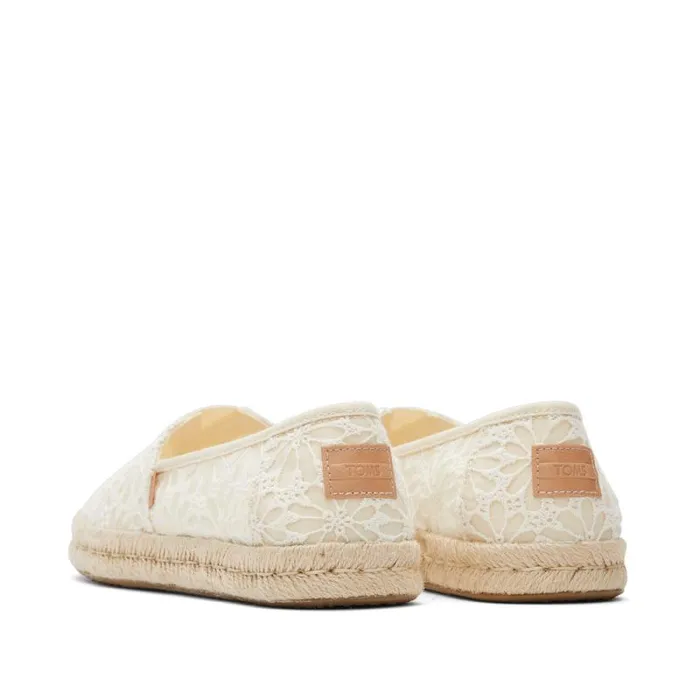 Toms Alpargatas Alpargata Rope 20 Espadrille Floral Lace Natural 8211 Women Toms Alpargatas Alpargata Rope 20 Espadrille Floral Lace Natural 8211 Women