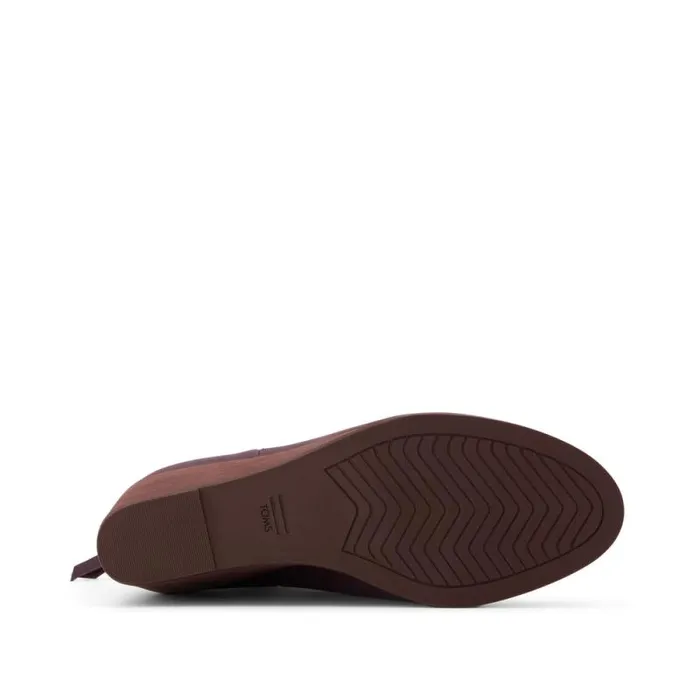 Toms Boots and Booties Casey Ankle Boot Blackberry Leather 8211 Women Toms Boots and Booties Casey Ankle Boot Blackberry Leather 8211 Women