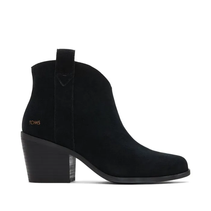 Toms Boots and Booties Constance Heeled Boot All Black 8211 Women