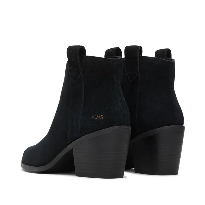 Toms Boots and Booties Constance Heeled Boot All Black 8211 Women Toms Boots and Booties Constance Heeled Boot All Black 8211 Women
