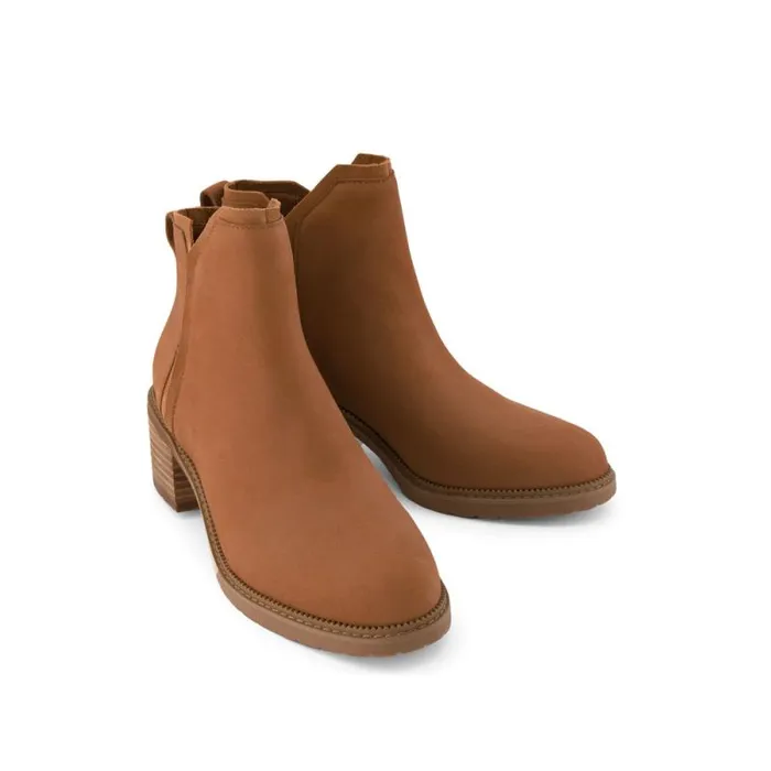 Toms Boots and Booties Hailey Ankle Boot Water Resistant Brown Sugar Nubuck Leather 8211 Women Toms Boots and Booties Hailey Ankle Boot Water Resistant Brown Sugar Nubuck Leather 8211 Women