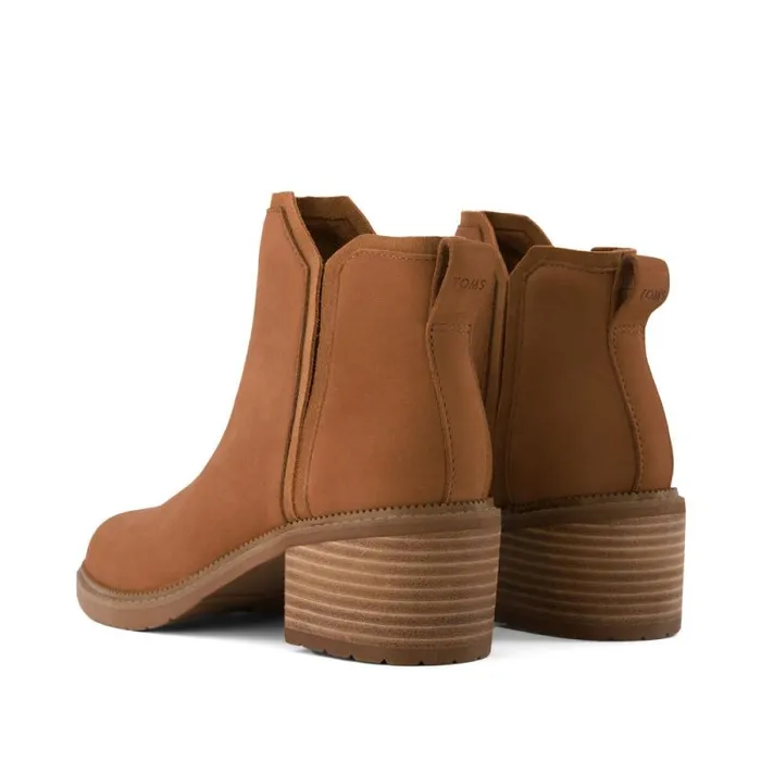Toms Boots and Booties Hailey Ankle Boot Water Resistant Brown Sugar Nubuck Leather 8211 Women Toms Boots and Booties Hailey Ankle Boot Water Resistant Brown Sugar Nubuck Leather 8211 Women