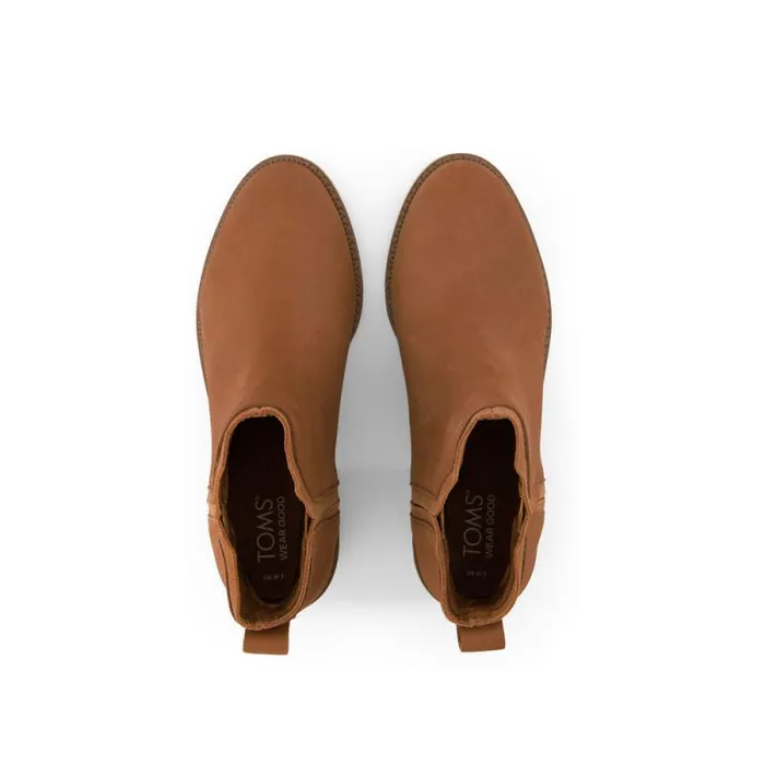Toms Boots and Booties Hailey Ankle Boot Water Resistant Brown Sugar Nubuck Leather 8211 Women Toms Boots and Booties Hailey Ankle Boot Water Resistant Brown Sugar Nubuck Leather 8211 Women