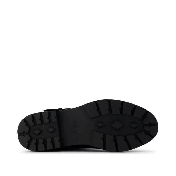 Toms Boots and Booties Ionie Moto Boot Black Nubuck Leather 8211 Women Toms Boots and Booties Ionie Moto Boot Black Nubuck Leather 8211 Women