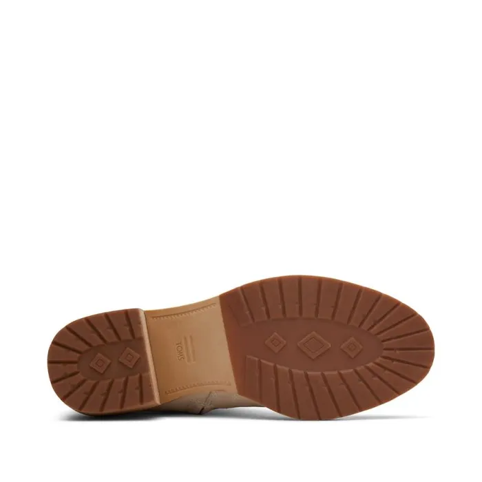 Toms Boots and Booties Marina Heeled Boot Beige Leather 8211 Women Toms Boots and Booties Marina Heeled Boot Beige Leather 8211 Women