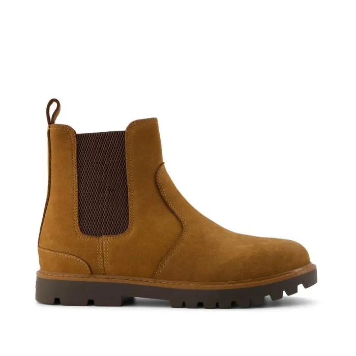 Toms Boots Griffin Boot Brown Water Resistant Leather 8211 Men
