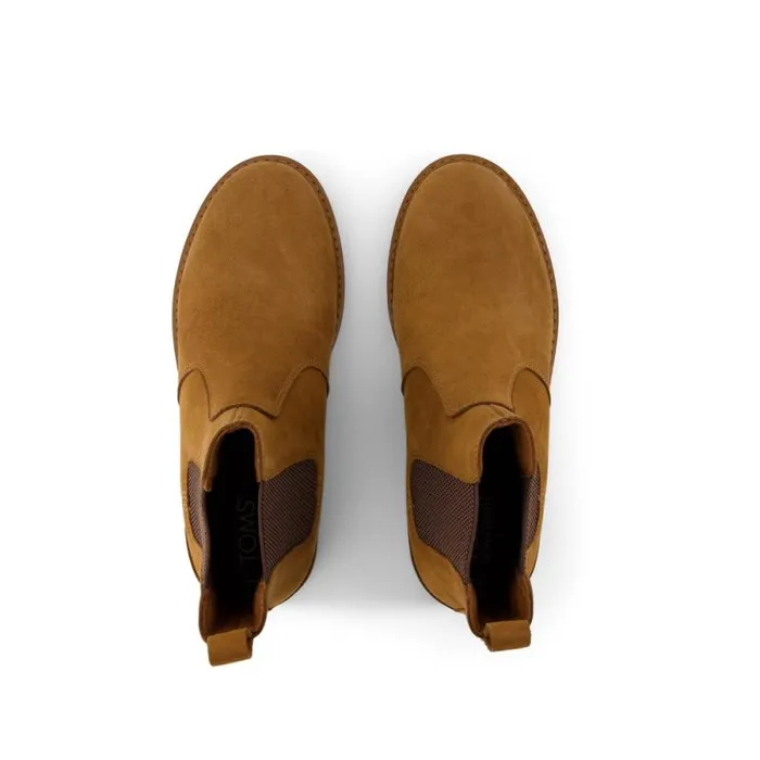 Toms Boots Griffin Boot Brown Water Resistant Leather 8211 Men Toms Boots Griffin Boot Brown Water Resistant Leather 8211 Men