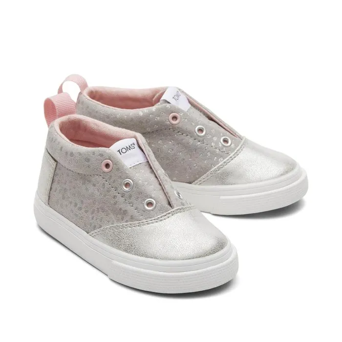 Toms Dress Casual Fenix Mid Toddler Sneaker Drizzle Grey Foil 8211 Kids