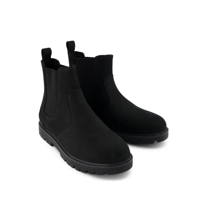 Toms Dress Casual Griffin Boot Black Water Resistant Leather 8211 Men Toms Dress Casual Griffin Boot Black Water Resistant Leather 8211 Men