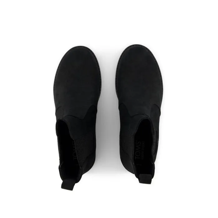 Toms Dress Casual Griffin Boot Black Water Resistant Leather 8211 Men Toms Dress Casual Griffin Boot Black Water Resistant Leather 8211 Men