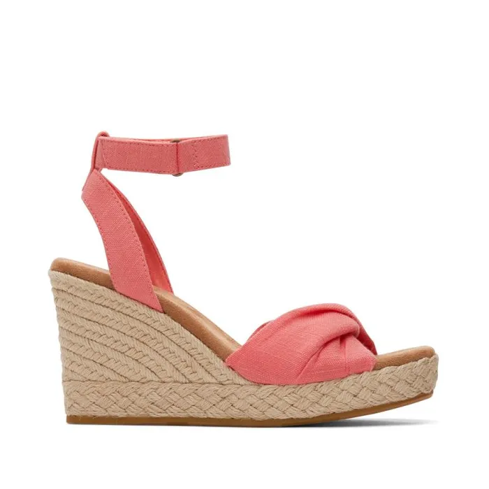 Toms Espadrilles Marisela Wedge Sandal Shell Pink 8211 Women