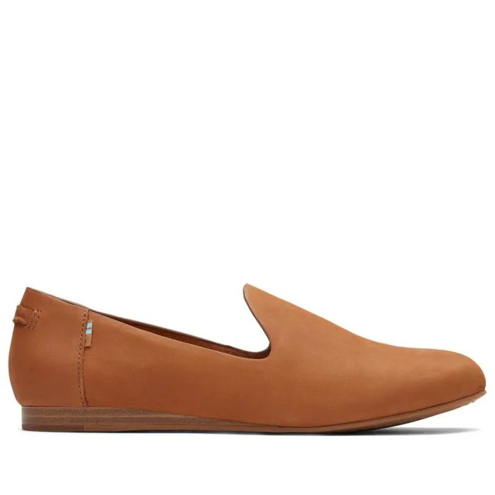 Toms Flats and Loafers Darcy Flat Tan Leather 8211 Women