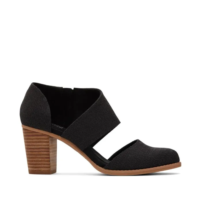Toms Heels and Wedges Milan Closed Toe Heel Black 8211 Women