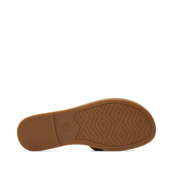 Toms Mules and Slides Shea Slide Sandal Tan Leather 8211 Women Toms Mules and Slides Shea Slide Sandal Tan Leather 8211 Women
