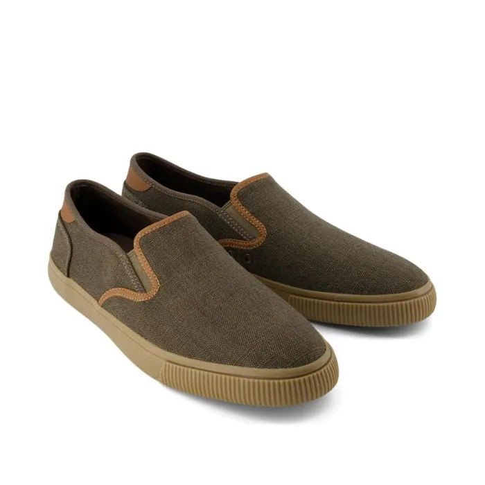 Toms Slip Ons Baja Slip On Sneaker Canteen Green Heritage Canvas 8211 Men Toms Slip Ons Baja Slip On Sneaker Canteen Green Heritage Canvas 8211 Men