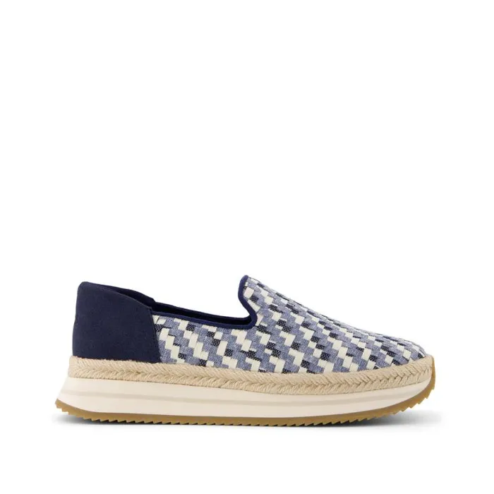 Toms Slip Ons Jocelyn Espadrille Sneaker Denim Blue 8211 Women