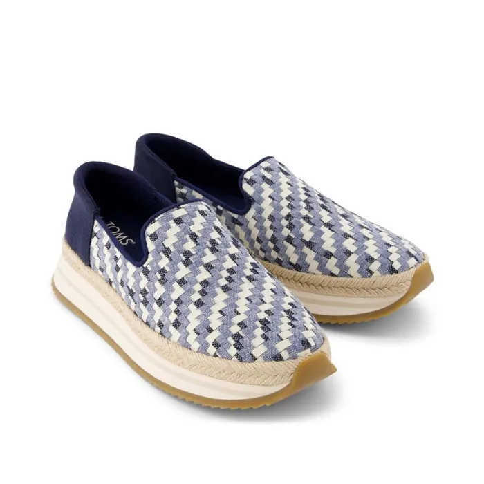 Toms Slip Ons Jocelyn Espadrille Sneaker Denim Blue 8211 Women Toms Slip Ons Jocelyn Espadrille Sneaker Denim Blue 8211 Women