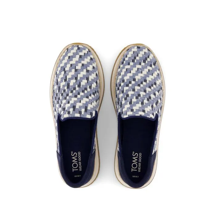 Toms Slip Ons Jocelyn Espadrille Sneaker Denim Blue 8211 Women Toms Slip Ons Jocelyn Espadrille Sneaker Denim Blue 8211 Women