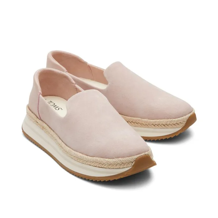 Toms Slip Ons Jocelyn Espadrille Sneaker Suede Pink 8211 Women Toms Slip Ons Jocelyn Espadrille Sneaker Suede Pink 8211 Women