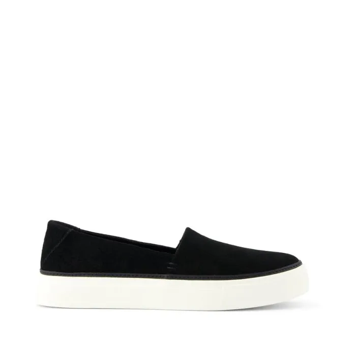 Toms Slip Ons Kameron Slip On Sneaker Suede Black 8211 Women