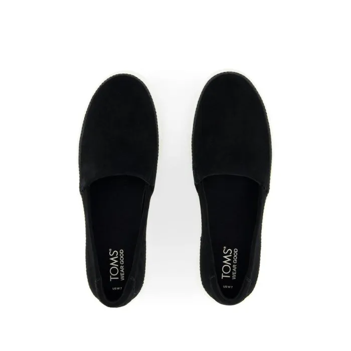Toms Slip Ons Kameron Slip On Sneaker Suede Black 8211 Women Toms Slip Ons Kameron Slip On Sneaker Suede Black 8211 Women