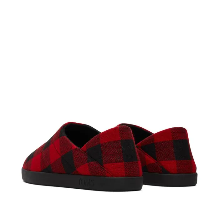 Toms Slippers Ezra Convertible Slipper Red Buffalo Plaid Fleece 8211 Men Toms Slippers Ezra Convertible Slipper Red Buffalo Plaid Fleece 8211 Men