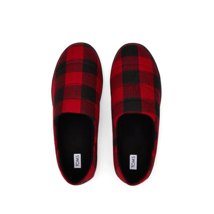 Toms Slippers Ezra Convertible Slipper Red Buffalo Plaid Fleece 8211 Men Toms Slippers Ezra Convertible Slipper Red Buffalo Plaid Fleece 8211 Men