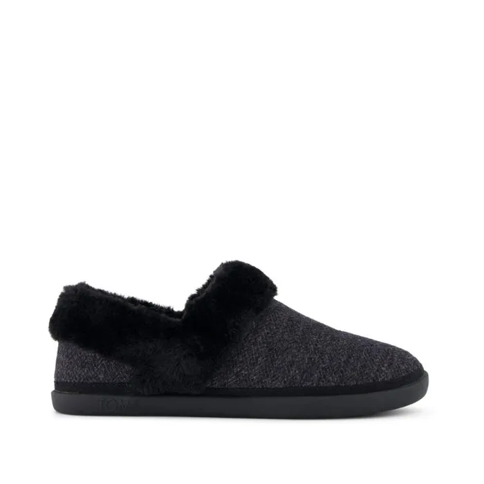 Toms Slippers Oslo Convertible Slipper Black Cozy Herringbone 8211 Women