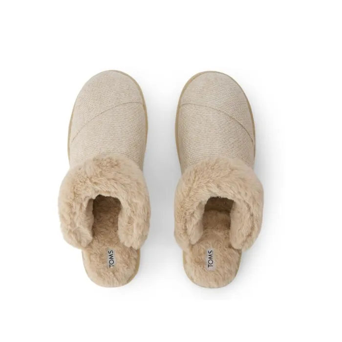 Toms Slippers Valerie Slipper Oatmeal Sparkle Knit 8211 Women Toms Slippers Valerie Slipper Oatmeal Sparkle Knit 8211 Women