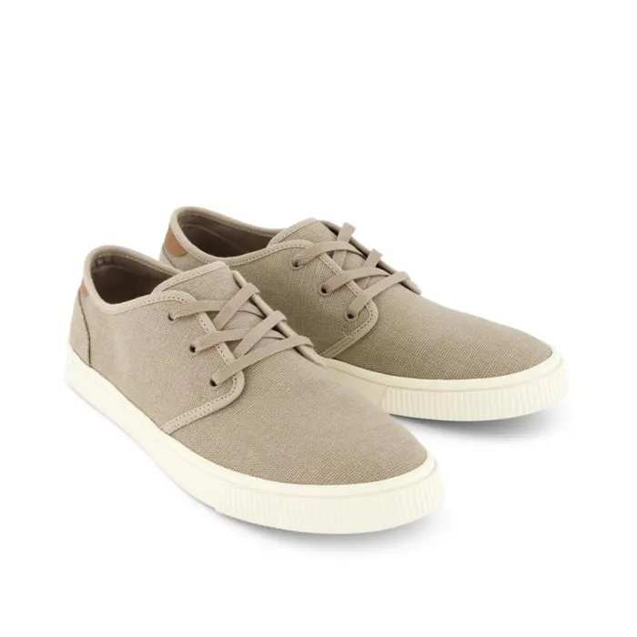 Toms Sneakers Carlo LaceUp Sneaker Taupe Heritage Canvas 8211 Men Toms Sneakers Carlo LaceUp Sneaker Taupe Heritage Canvas 8211 Men
