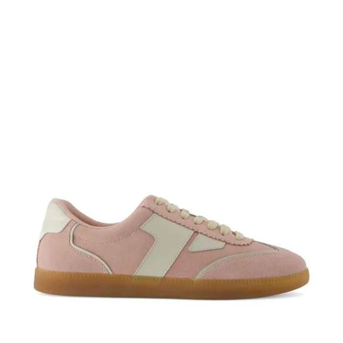 Toms Sneakers Collins Casual LaceUp Sneaker Pale Rose Suede And Leather 8211 Women