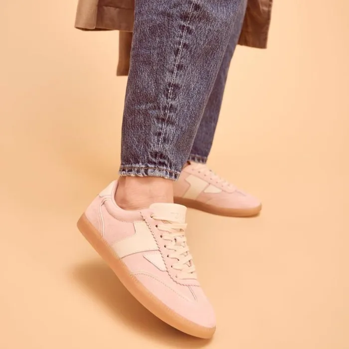 Toms Sneakers Collins Casual LaceUp Sneaker Pale Rose Suede And Leather 8211 Women Toms Sneakers Collins Casual LaceUp Sneaker Pale Rose Suede And Leather 8211 Women