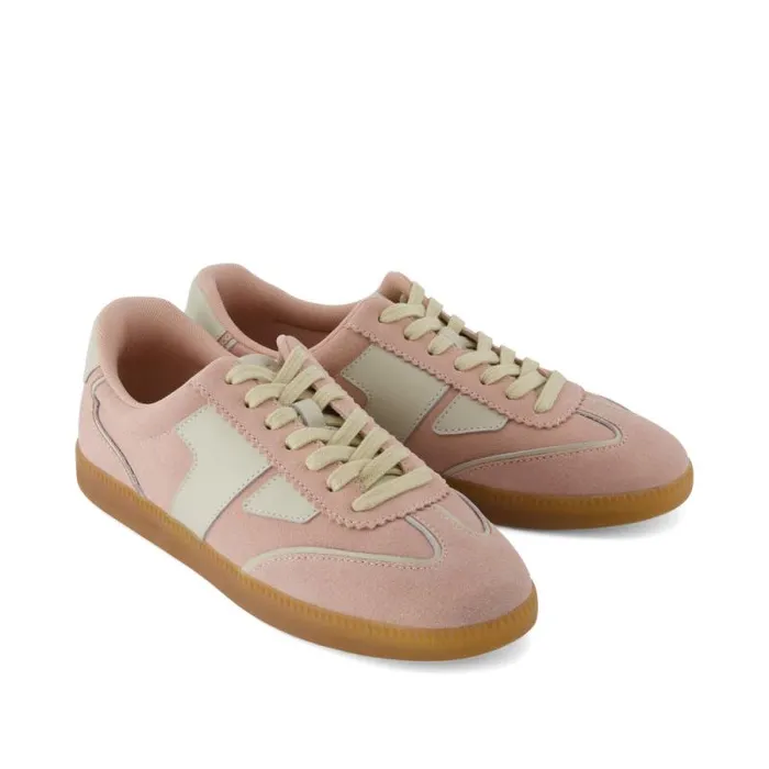 Toms Sneakers Collins Casual LaceUp Sneaker Pale Rose Suede And Leather 8211 Women Toms Sneakers Collins Casual LaceUp Sneaker Pale Rose Suede And Leather 8211 Women