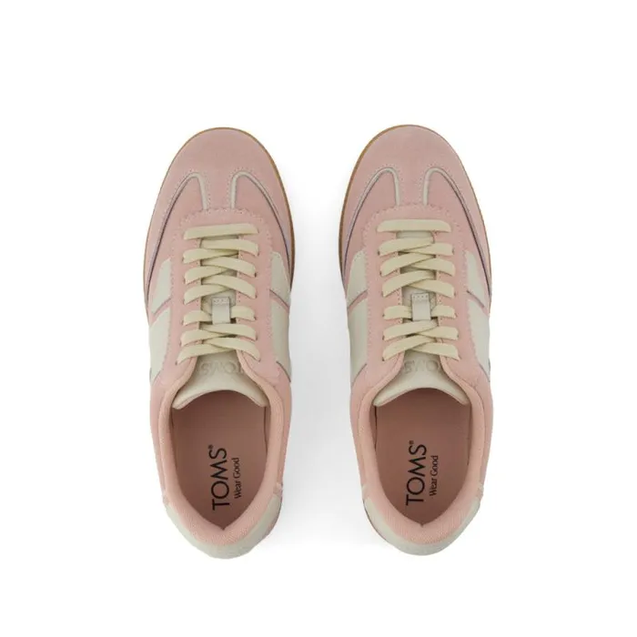 Toms Sneakers Collins Casual LaceUp Sneaker Pale Rose Suede And Leather 8211 Women Toms Sneakers Collins Casual LaceUp Sneaker Pale Rose Suede And Leather 8211 Women
