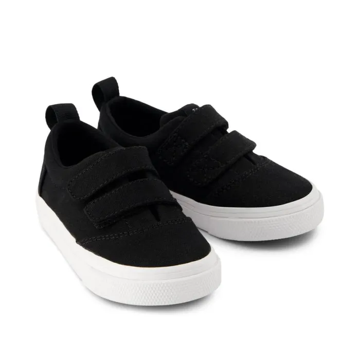 Toms Sneakers Fenix Double Strap Toddler Sneaker Black Canvas 8211 Kids Toms Sneakers Fenix Double Strap Toddler Sneaker Black Canvas 8211 Kids