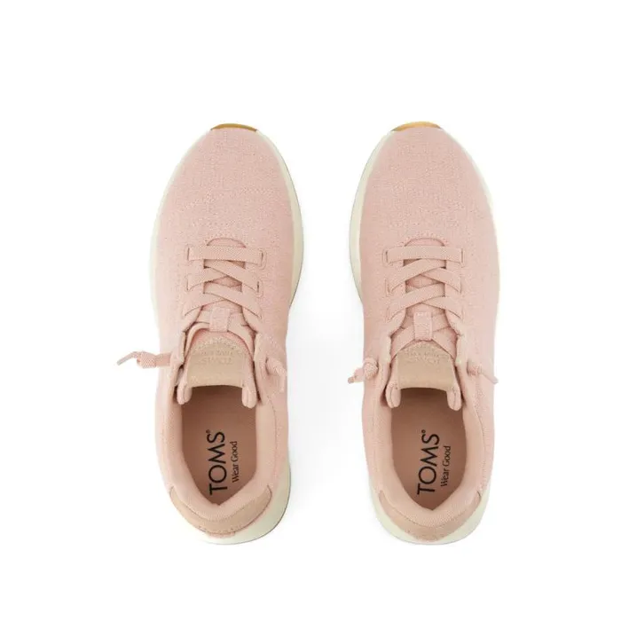 Toms Sneakers TRVL LITE Cabrillo Sneaker Water Repellent Pale Rose Two Tone Slub And Metallic Suede 8211 Women Toms Sneakers TRVL LITE Cabrillo Sneaker Water Repellent Pale Rose Two Tone Slub And Metallic Suede 8211 Women