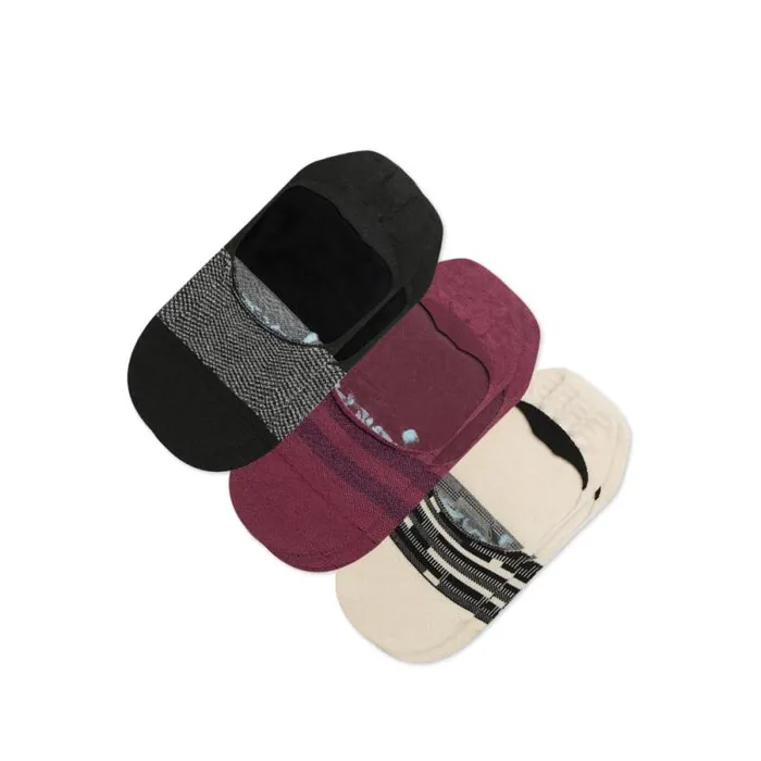 Toms Socks Classic No Show Socks 3 Pack Mesh Multi 8211 Gear