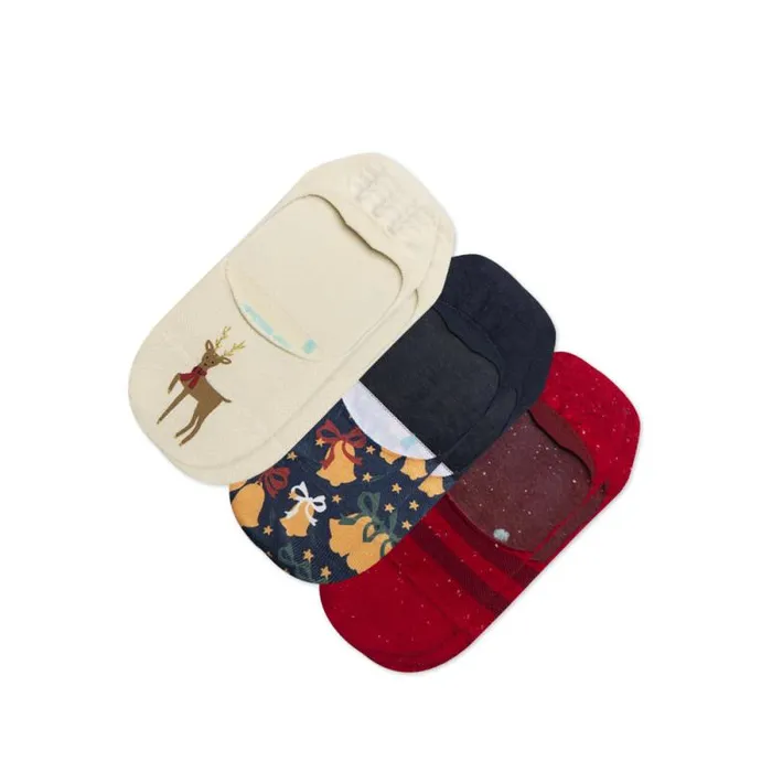 Toms Socks Classic No Show Socks 3 Pack Reindeer 8211 Gear