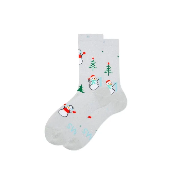 Toms Socks High Crew Socks Snowman Print 8211 Gear