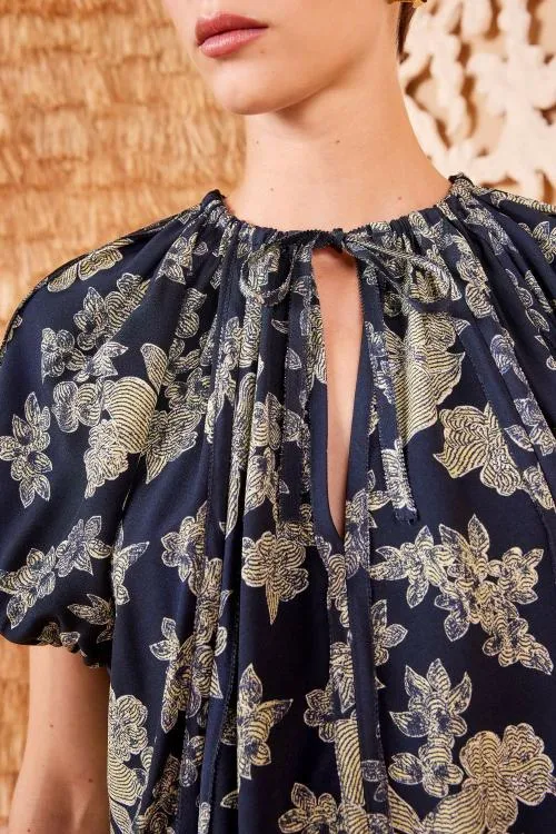 Tops Women Ulla Johnson Marcelena Top Minuit Tops Women Ulla Johnson Marcelena Top Minuit