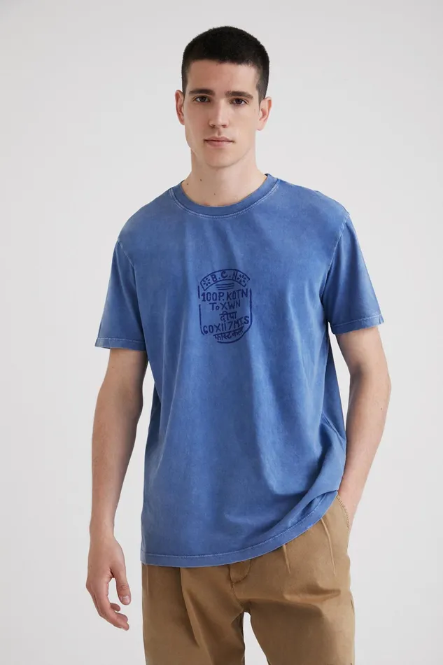 Tribal Seal Tshirt Mens Desigual Tshirt and Polos