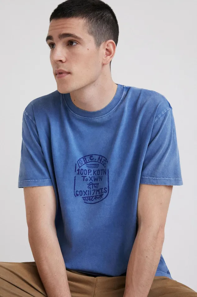 Tribal Seal Tshirt Mens Desigual Tshirt and Polos