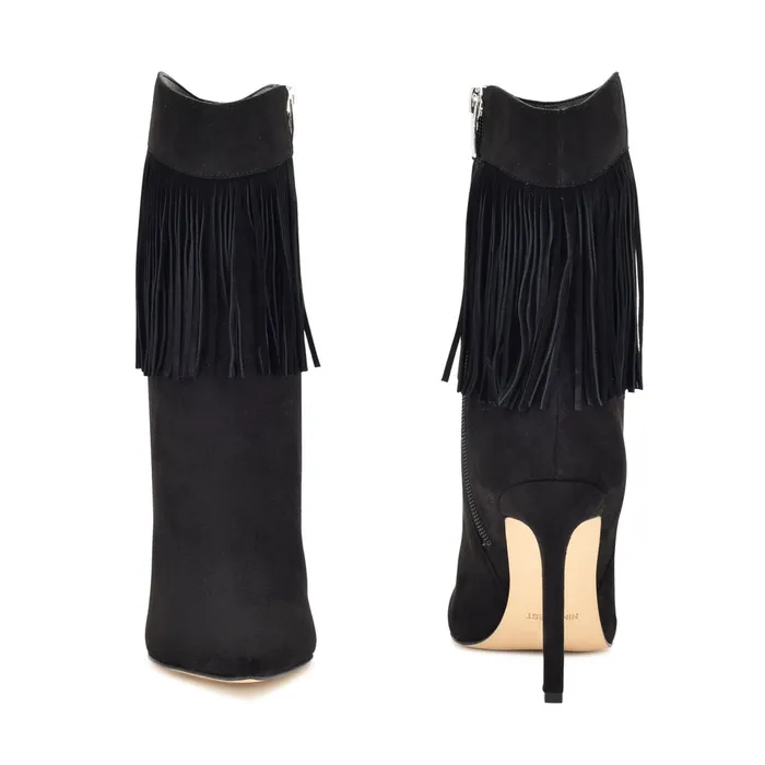 Tries Heeled Fringe Booties Tries Heeled Fringe Booties