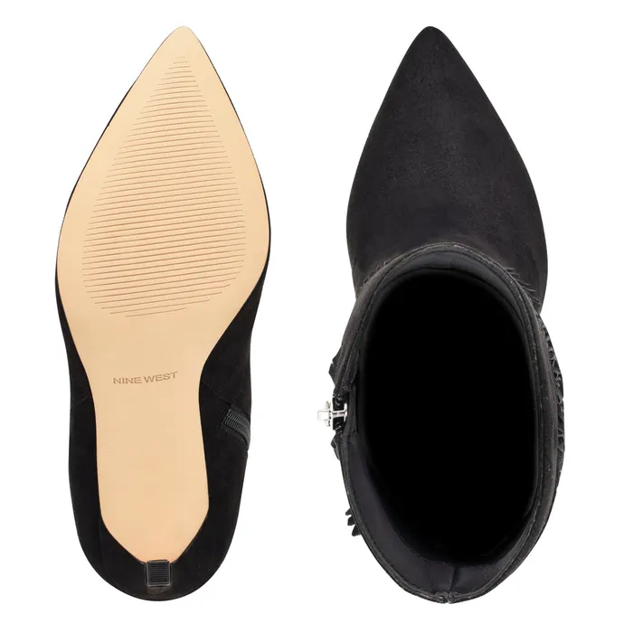 Tries Heeled Fringe Booties Tries Heeled Fringe Booties
