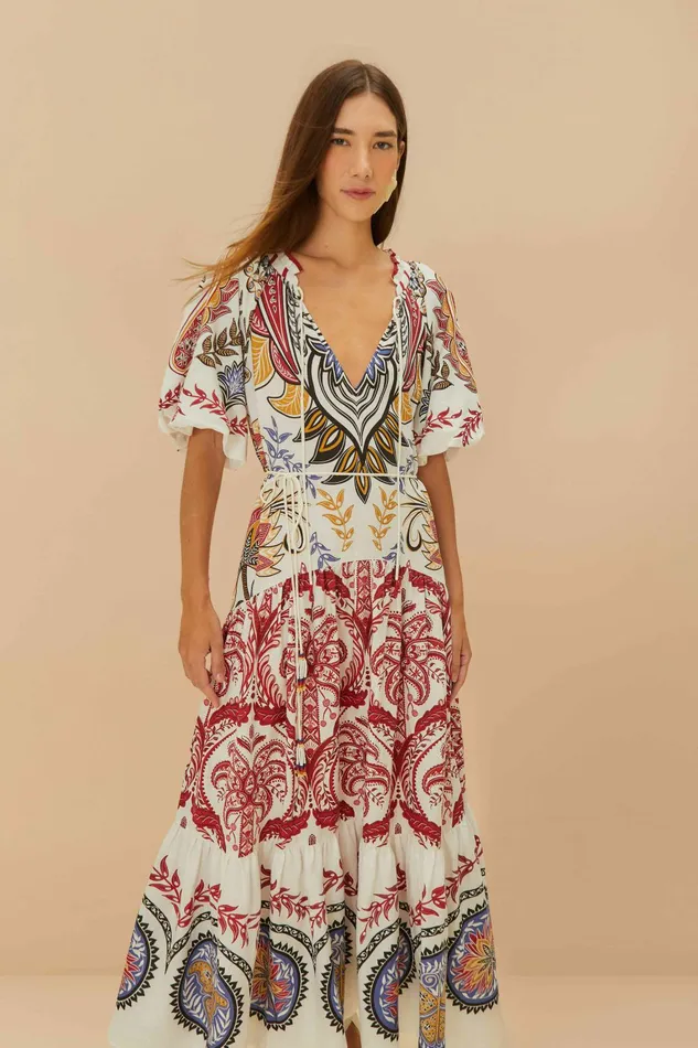Tropical Camafeu Boho Glam Lenzing Ecovero Euroflax Maxi Dress Women FARM Rio Maxi Dresses Tropical Camafeu Boho Glam Lenzing Ecovero Euroflax Maxi Dress Women FARM Rio Maxi Dresses