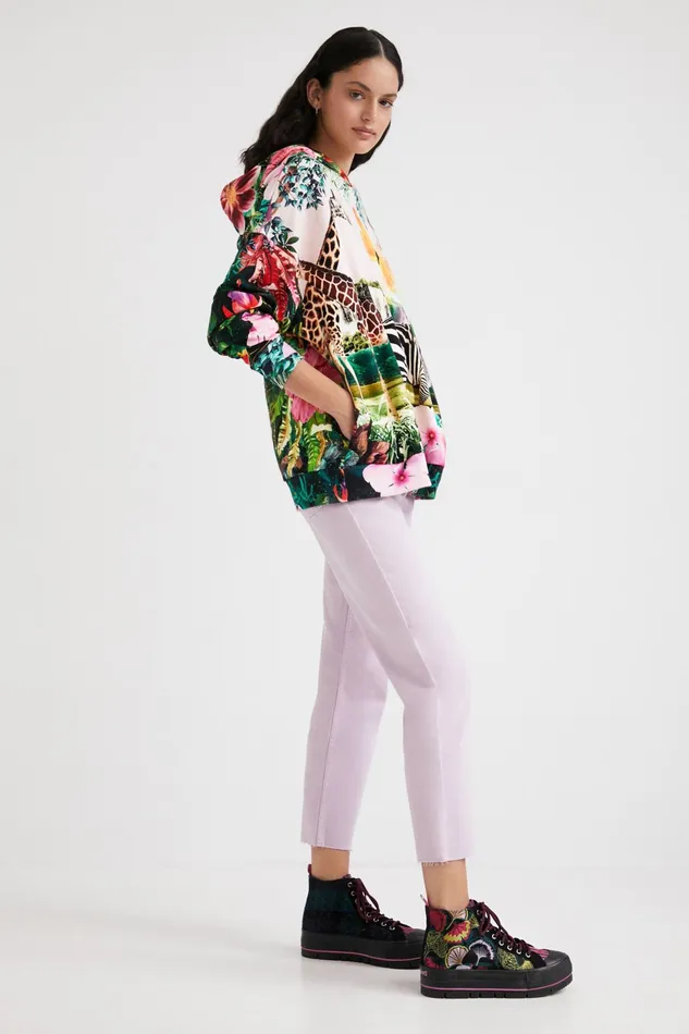 Tropical Sweatshirt Women Desigual Sweatshirts